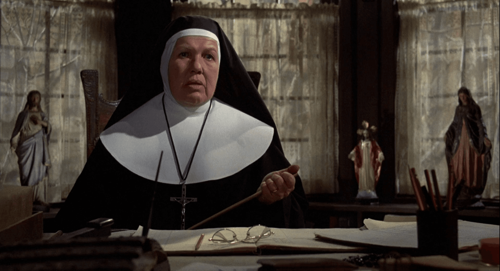 Sister Mary Stigmata with Ruler